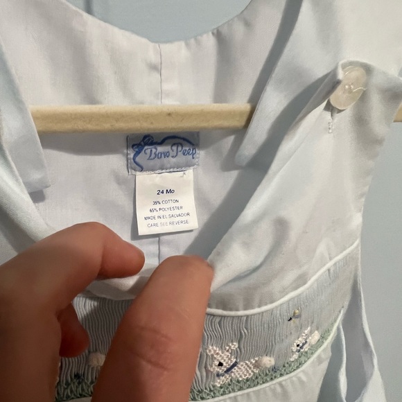 Bow Peep Jon Jon - Easter themed with bunnies - Picture 3 of 3